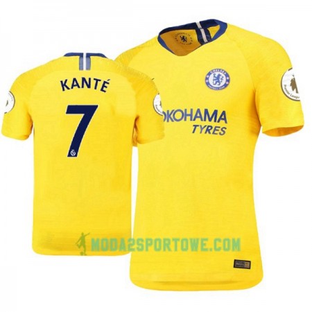 Koszulka Chelsea Kante 7 Wyjazdowe Stroje Piłkarskie 2018-2019 Krótki Rękaw